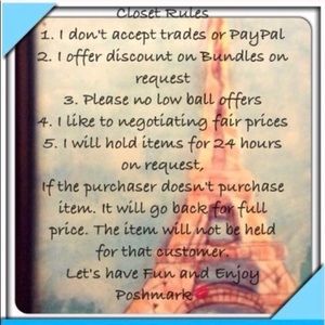 Welcome to my closest.  Happy Poshing🤗